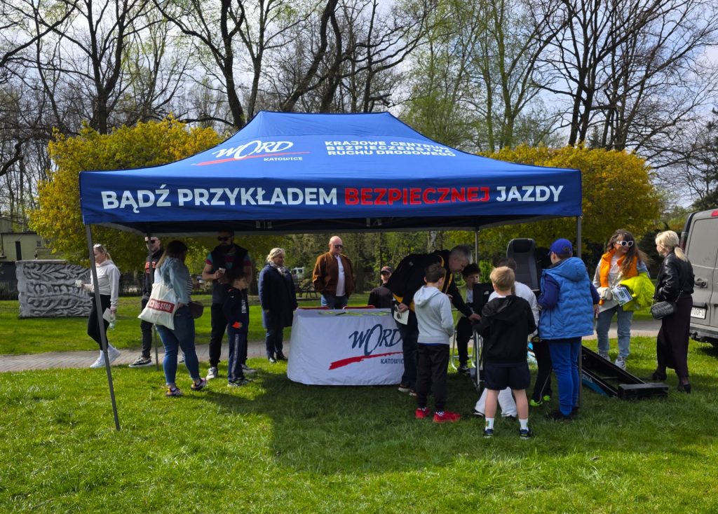 Odwiedzający stanowisko